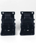 2 Pack 90 Degree Self Locking Folding Hinges Built Tough From Premium Cold Rolled Steel really heavy duty black finish