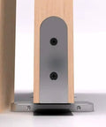 Hydraulic Self-Closing Concealed Door Closer For Wooden And Steel Doors Holds Open At 90 Degrees installed on wooden door base