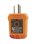 RT210 Outlet Tester For GFCI And Standard Receptacles Easy Electrical Safety Check For Homeowners Detects Wiring Problems And Ground Fault Issues On North American Outlets, handheld device
