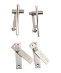 Heavy Duty 360 Degree Pivot Hinge For Hidden Bookcase And Secret Door Two Sets Center Hung Pivot Easy Install Sleek Concealed Hardware