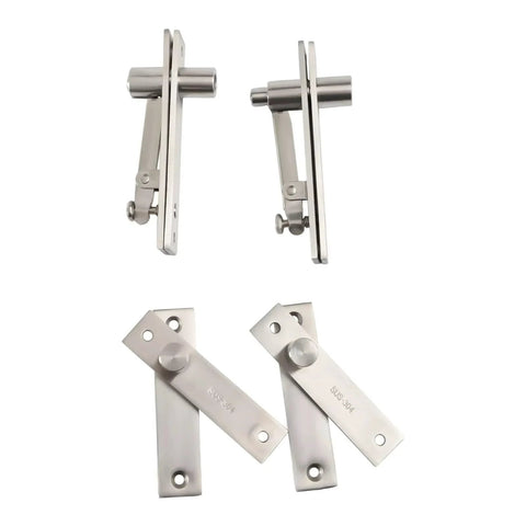 Heavy Duty 360 Degree Pivot Hinge For Hidden Bookcase And Secret Door Two Sets Center Hung Pivot Easy Install Sleek Concealed Hardware
