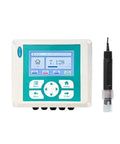 Industrial Wastewater PH Controller Meter And Online Flow Meter With Slick Water Sensor For Real Time Tracking,  LCD display and sensor.