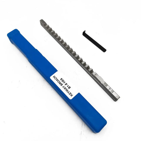 Push Type Keyway Broaches Set HSS High Speed Steel For CNC Milling 2mm To 18mm Sizes A1 B1 C1 D1 E1 Type Precision Durable Keyway Tools