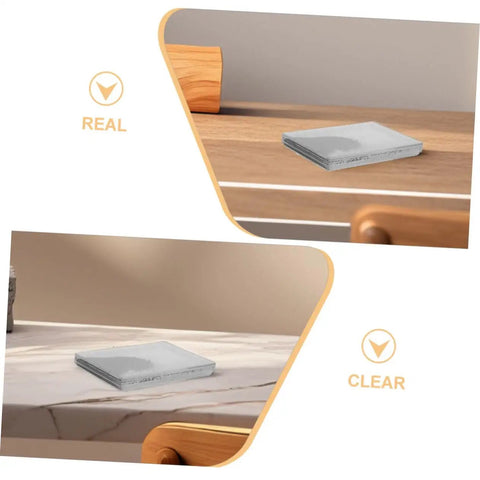 Magnetic Field Iron Powder Boxes for Science Experiments on wooden and marble surfaces, showing clear iron filings visualization.