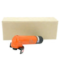 High Pressure Pneumatic Sander And Angle Grinder For Heavy Duty Metalworking, orange tool with box, designed for fabrication projects.