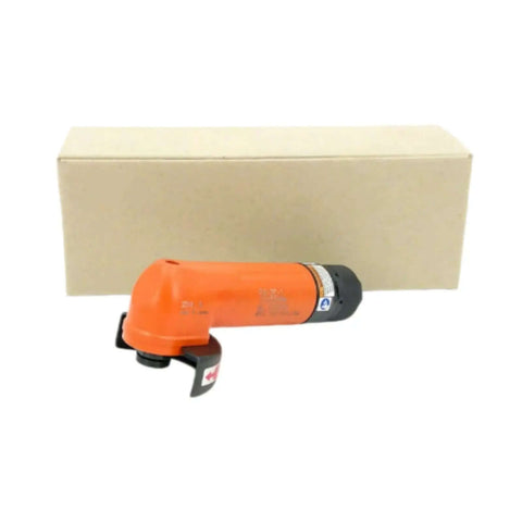 High Pressure Pneumatic Sander And Angle Grinder For Heavy Duty Metalworking, orange tool with box, designed for fabrication projects.