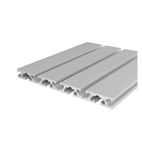 Solid 15180 Aluminum Profile Extrusion At 1000Mm Length For 3D Printer Mods And Cnc Builds showing multiple silver aluminum rails.