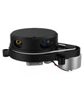 Side view of the RPLIDAR X4 Pro 2D Lidar Sensor for 360 Degree Scanning and Robot Navigation, compact module design, 2D scanning