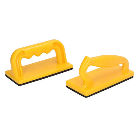 Shop Essential 2 Piece Push Block Set For Table Saw And Router Tables With Non Slip Handles, yellow ergonomic push blocks.