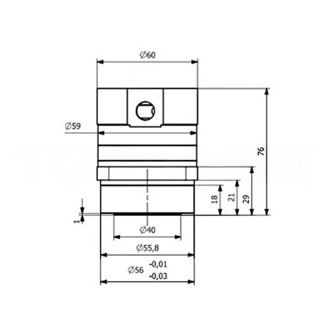 Top Tier Ngtdumzlwo PGA14-80 Harmonic Reducer Gearbox for Robot Manipulators dimensions diagram, showing precise measurements for installation.