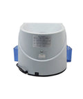 No Sweat Cash Counting Station With Three Digit Led Coin Sorter And Euro Compatible Bill Scanner rear view with control panel.