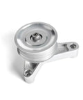 Heavy Duty Adjustable Aluminum Idler Pulley Kit For K-Series Honda Civic And Integra K24 Swap With Belt That Fits Direct Bolt On No Mods Needed Perfect Fit And Reliable Performance For Your JDM Ride. 74mm aluminum pulley, front view