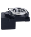 Side view of Beefy 85mm Hollow Rotary Actuator With Hollow Platform 3 Arc-Min Input Shaft 8mm For Nema 23 Stepper 5:1 Gear Ratio