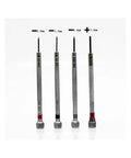 Mini Screw And Nut Repair Kit For Laptops Phones Glasses And Small Gadgets Assorted Tiny Screws And Matching Mini Nuts With Smooth Threads For Stable Install Compact Storage Box For Easy Sorting Ideal For Daily DIY Maintenance, 4 precision screwdrivers