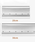 Pro Grade Stainless Steel Solder Paste Squeegee Kit With 0.4mm Ultra Thin Blade, 25cm and 30cm sizes, for PCB SMT Stencil Scraper