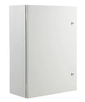 Heavy Duty Workhorse Electrical Enclosure Box Solid Cold Rolled Steel Junction Cabinet With Galvanized Mounting Panel side view.