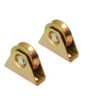 Heavy Duty V Groove Caster Beasts Rock Solid Rigid Wheels With Steel Plates, zinc coated, mounted for sliding gates and carts.