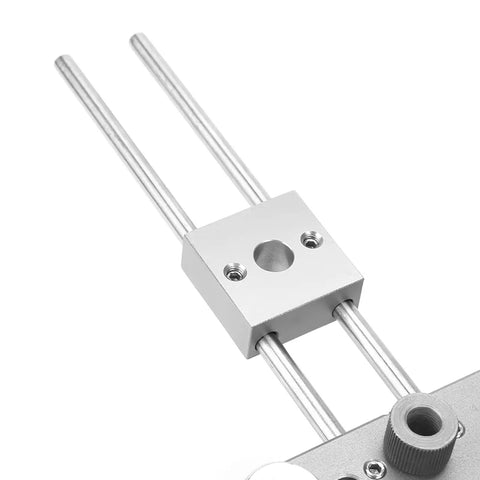 Top Notch FtVogue Dowelling Jig Made From 6061 Aluminum Alloy, self centering drill guide with 6 mm, 8 mm and 10 mm bushings, adjustable clamp