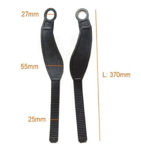 Left And Right Pedal Strap Pair For Cybex Indoor Exercise Bikes Replacement Foot Pedal Straps KHX-23401 KHX-23402 with dimensions
