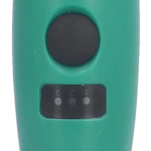 Rugged Mini Electric Grinder With Three Adjustable Speeds control panel shows three speed settings for precision DIY projects.