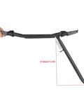 Side view of Aluminum Motorcycle Foot Peg Rest Stand Bracket for Pit Dirt Bikes 110cc 125cc 140cc, heavy duty aluminum construction.