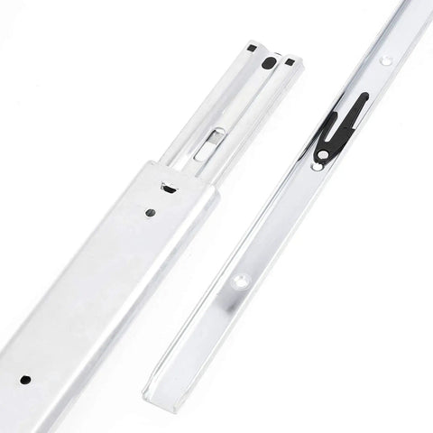 High Octane Full Extension Ball Bearing Drawer Slides 1300mm Silver with silenced brake mechanism for cupboards.