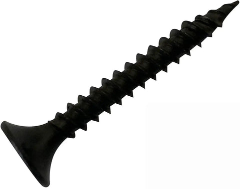 Tough As Nails Drywall Screws Size 6 X 1-1/8 Inch with coarse thread and bugle head, phosphate coated, for mounting.