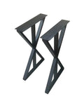 Heavy Duty Aluminum Alloy Table Legs And Cabinet Feet Rock Solid Triangular Brace Design, black, suitable for sofas and tables.