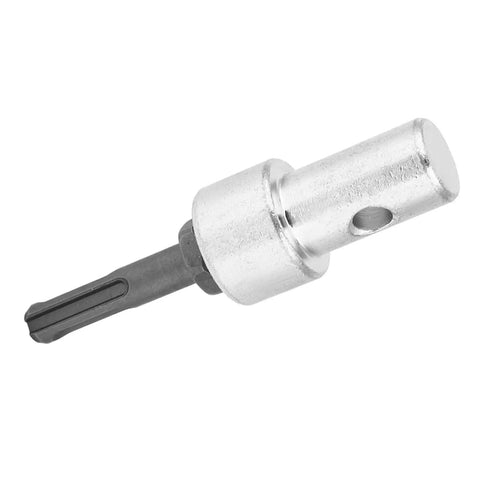 Auger Socket Adapter For Electric Drills Heavy Duty 2 Pit Connector Hammer Drill Compatible Converts Round Shank To Auger Bit