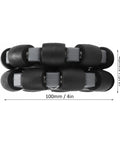 100mm Nylon Rubber Omnidirectional Wheels With Double Row Bearings For RC Cars And Robotics Smooth 360 Degree Maneuverability Ultra Durable