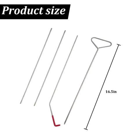63 Inch Long Reach Tool For Cars Portable Reacher Grabber With Adjustable Length Pro Grade Emergency Wheel Pin Puller Hook Kit Stainless Steel Build Durable Rust Resistant Universal For SUV Van Sedan Everyday Car Care