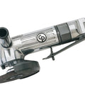 Heavy Duty Right Angle Air Die Grinder Rated At 0.7 Horsepower And 13000 Rpm, featuring a swivel guard and 4 inch spindle.
