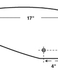 Diagram of polished moldboard replacement for 16 inch plow bottom bolts included durable steel construction for rough use 104412.