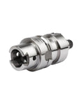 Rock Solid HSK63A CNC Collet Chuck With FMB32 Quick Clamp, stainless steel build for tight tolerance milling.