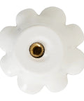 Top view of 6 Pieces Ceramic Daisy Drawer Knobs Set For Nursery And Kids Room Cute Cabinet Pulls For Dressers And Furniture