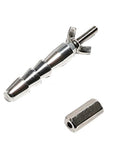 14mm End Connector With M8 Thread Stainless Steel Pro Grade DIY Design for Reciprocating Linear Actuators, silver finish