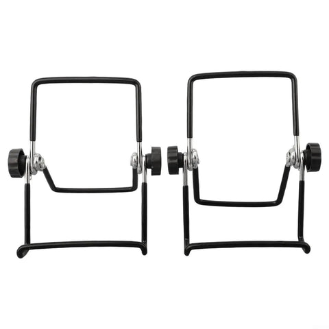 2 Pack Foldable Solar Panel Mounting Brackets for Small to Large Panels Adjustable Stand with Metal Construction and Angle Optimization Secure
