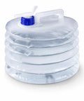 Foldable Water Container With Spigot For Camping And Hiking Collapsible Water Canteen Two Point Six Gallon Leak Resistant Pour Spout