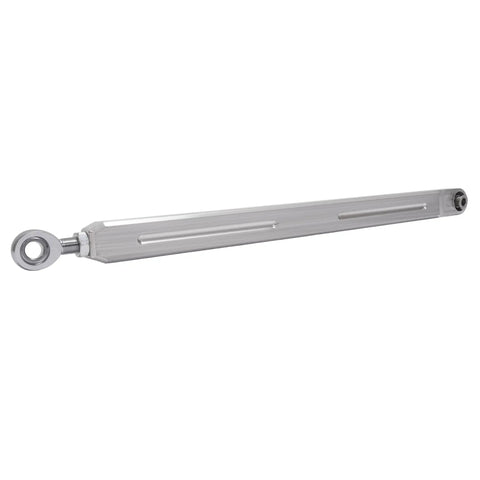Rear Upper Radius Rod Arms For Polaris RZR XP 1000 RS1 And Turbo 2014 To 2023 With High Ground Clearance Aluminum Alloy Construction Oil Coated Silvery Finish Durable Off Road Upgrade, single arm view