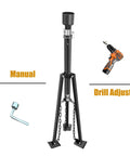 King Pin Tripod Stabilizer Jack For 5th Wheel RV, Drill-Adjustable, 5000 Lb Load Capacity, Adjustable Height From 35 To 56 Inches, Patented Design