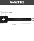 Lathe Tool Post Grinder Attachment 3/4-12 Thread, Steel With Black Zinc Finish, showing dimensions and thread size.