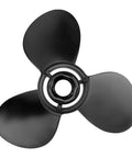 Aluminum Outboard Propeller 13 3 Quarter X 15 Pitch Three Blade Right Hand Rotation With 15 Spline Hub Kits Included Top View