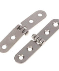 Heavy Duty Butt Hinges With Soft Close 165 Degree Round Corner Door Hardware in silver finish laying side by side