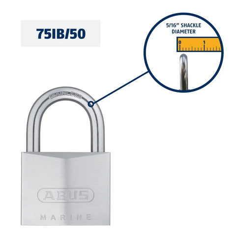 Beefy Marine Grade Chrome Plated Brass Padlock With Stainless Shackle And Keyed Different 50mm Wide By 77mm High By 18mm Deep 8mm