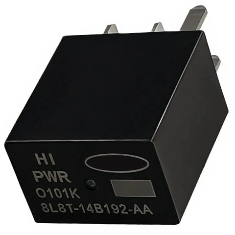 Two Pack Drop In 12V 40A 4 Pin Car Relay For Ford Edge Fusion F150 Explorer Escape Ranger F250 F350 Lincoln MKX Mercury Mariner Ref 8L8T14B192AA 8T2T14B192AA AB 8L8Z14N089A GU5Z14N089A RY966 1R2372, black 4-pin relay