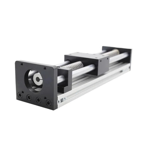 Pro Grade Linear Guide Replacement for CNC Machines Manual Shaft Actuator Module With Ball Screw Slide For Engraving Woodworking And Industrial Production Smooth Travel And Precise Motion, aluminum linear rail assembly