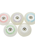 Light Up Inline Skate Wheels 4 Pack With Bearings For Rollerblades 60mm To 110mm Size Range Durable 90A PU White Luminous Flash