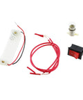 Cool Hands On Circuit Experiment Kit with battery box, wires, lamp holder, and switch for electricity learning projects.