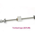 T8 Lead Screw Kit For 3D Printer And CNC 2mm Pitch 8mm Lead Length Range 100mm To 1000mm with vertical mounting component