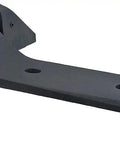 Heavy Duty Strap Hinge For Industrial Doors Left Hinge H 412 6 Way Adjustable, cast ductile iron, product front view.
